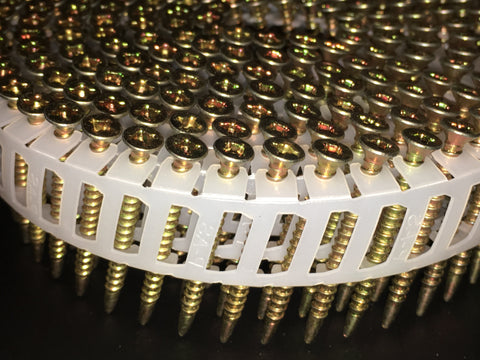 HSNS114113YZSP - 1¼" X .113" 15° Plastic Sheet Coil YZ Flat Head BNS