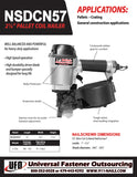 NSDCN57 15° Industrial Wire Coil Nailer