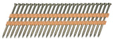 SSHDNS212120SQ - 2½" X .120" 20°/22° Plastic Strip Flat Head BNS Stainless Steel